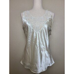 NWT Cinema Womens Sleeveless Top Ivory Size M A430